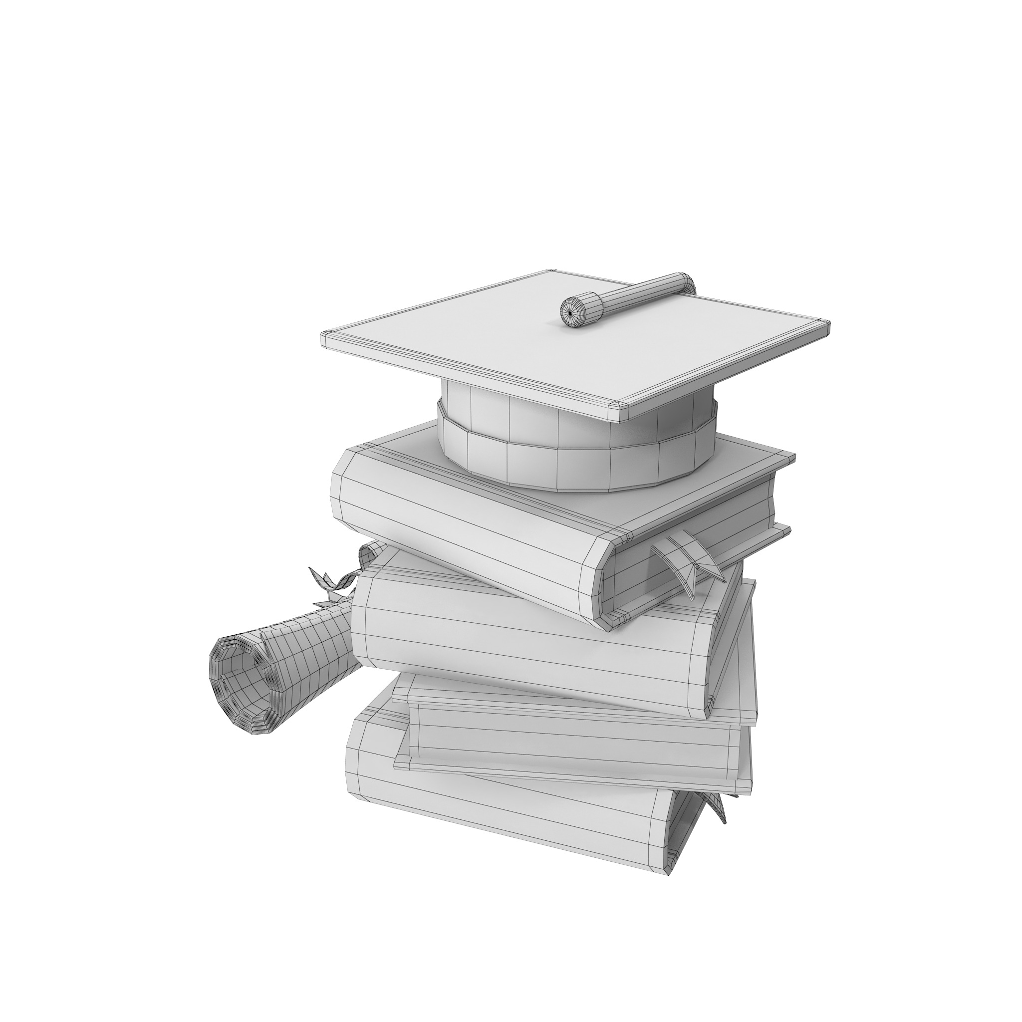 Education Low-poly 3D model_45