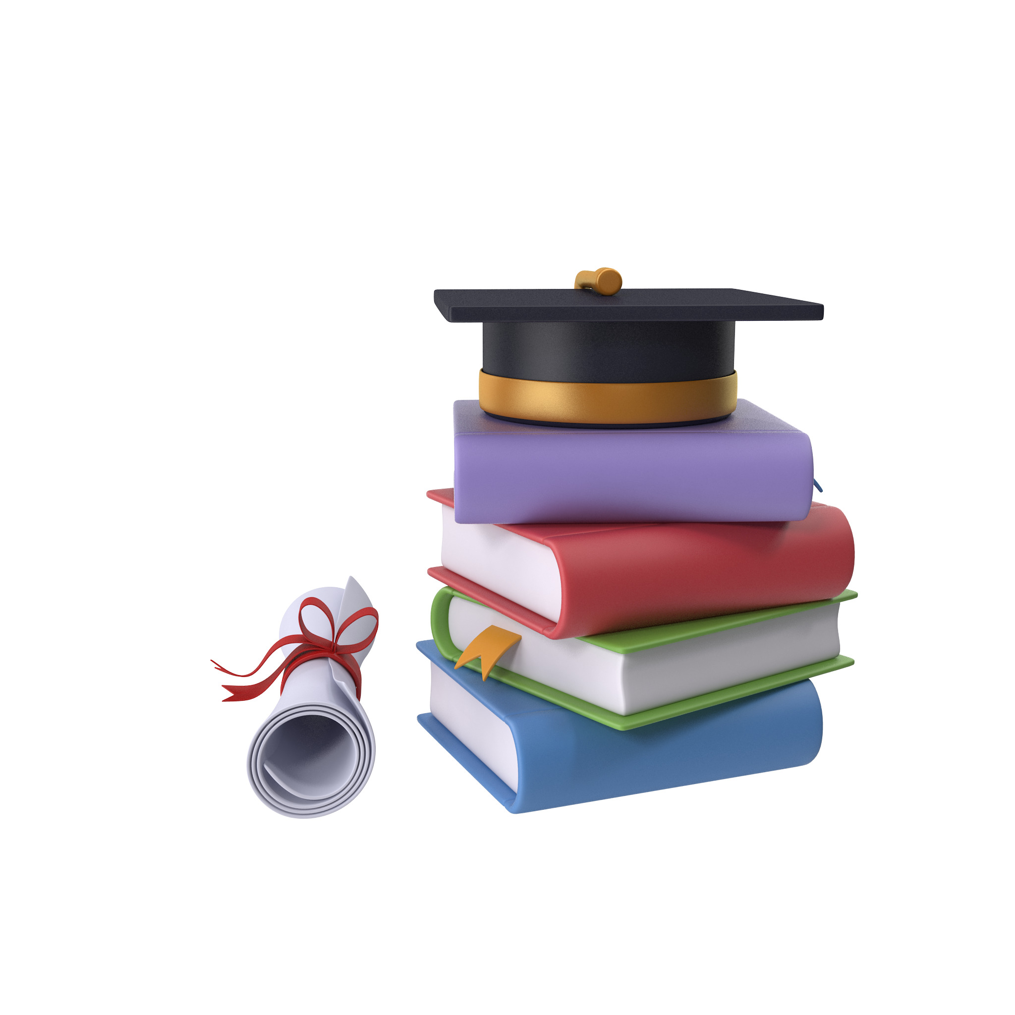 Education Low-poly 3D model_16