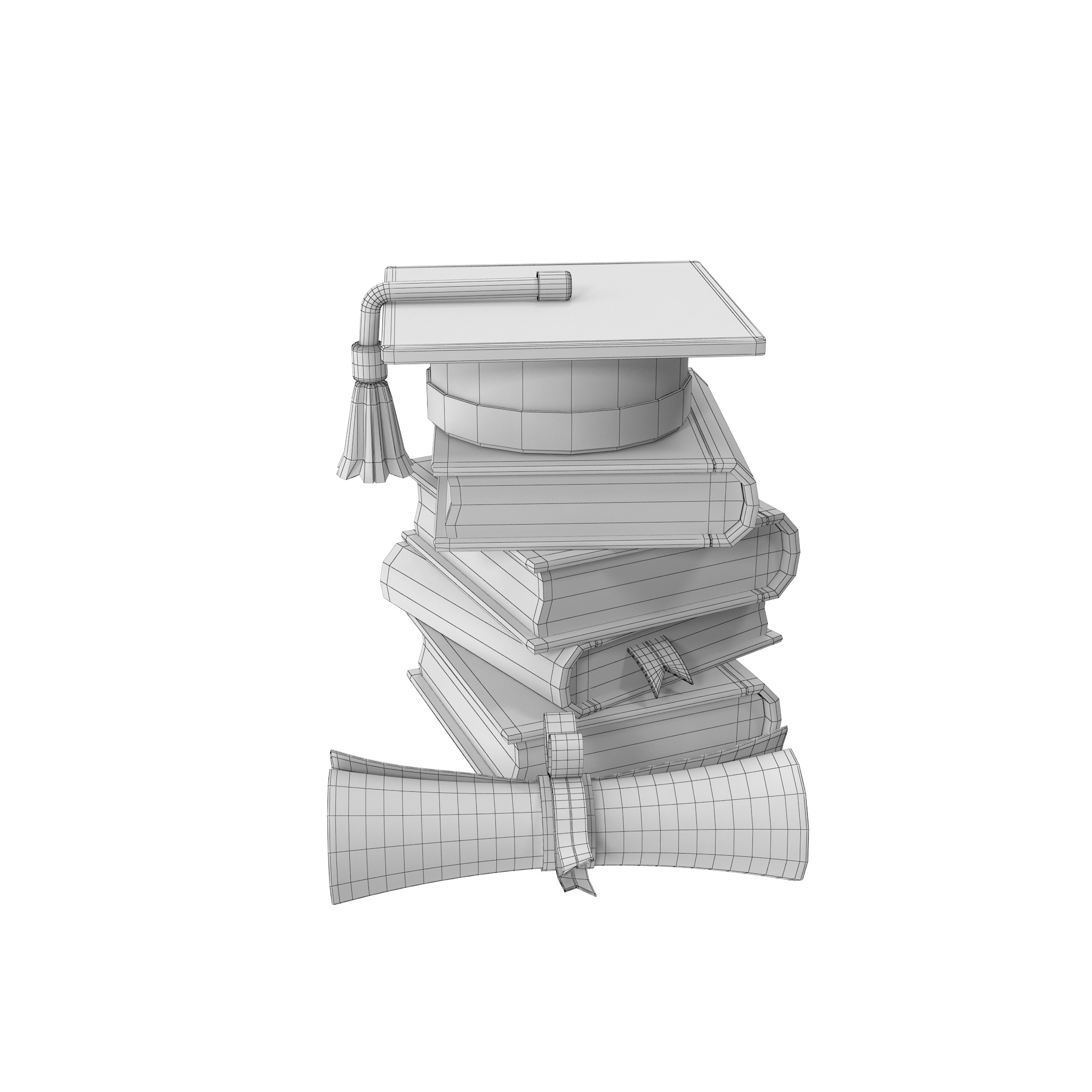 Education Low-poly 3D model_44
