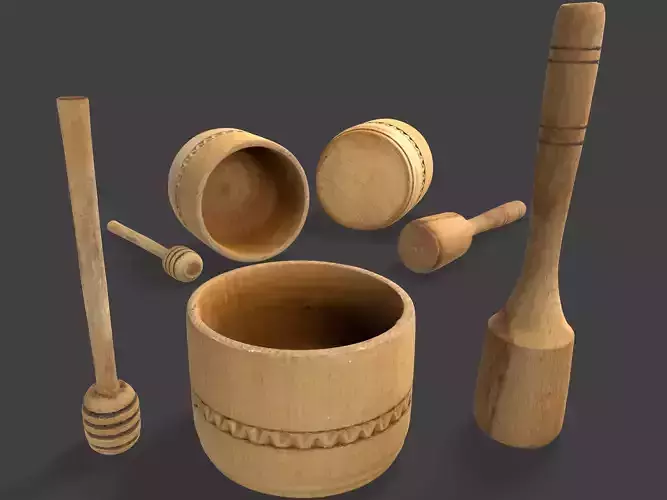 Wooden Kitchen Utensils
