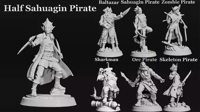 Dangers Of The Sea 011 3D Model Collection