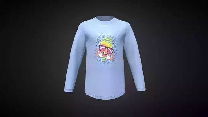 Kids-Sweatshirt V3 In Low Poly