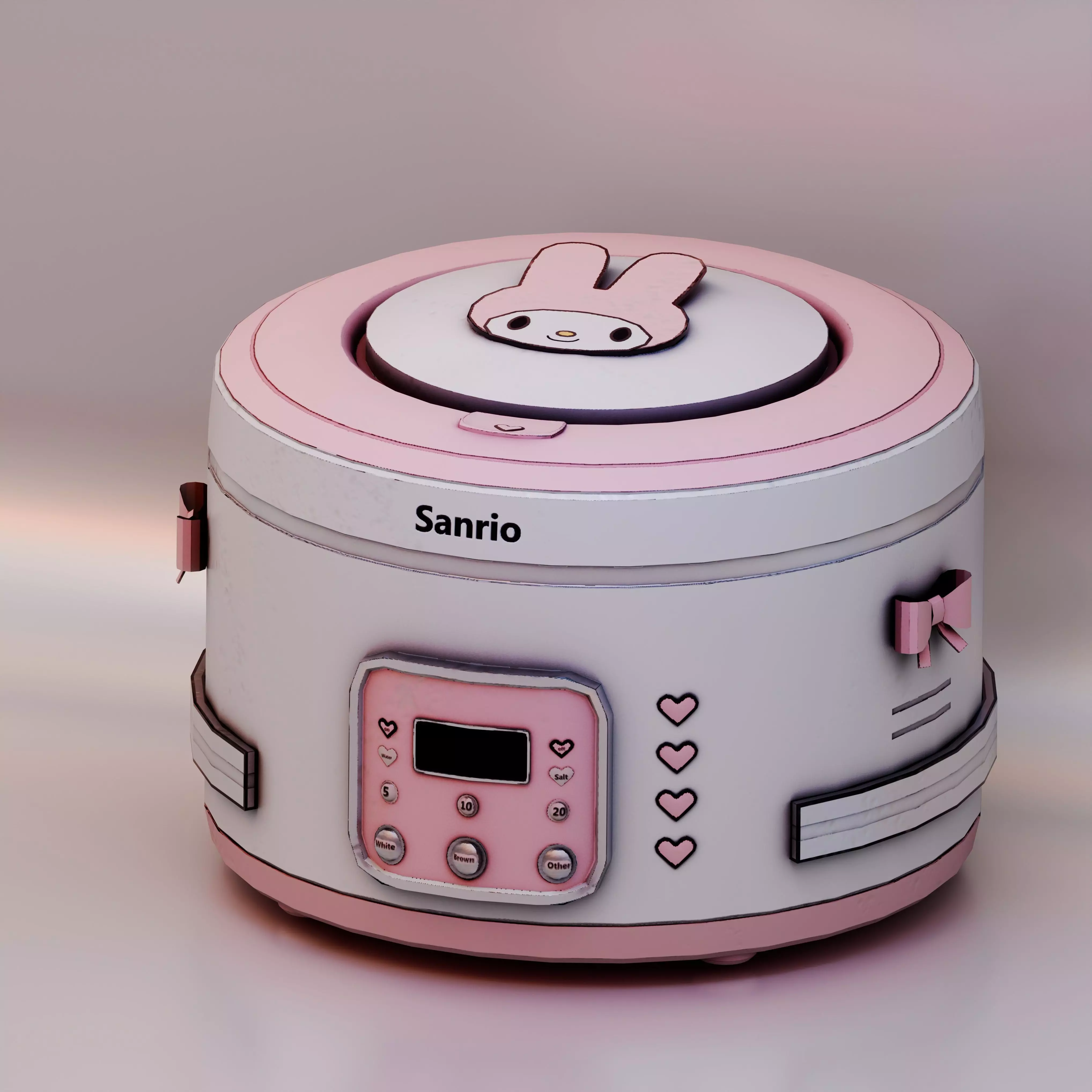 My Melody Sanrio Ricecooker 3D model | CGTrader