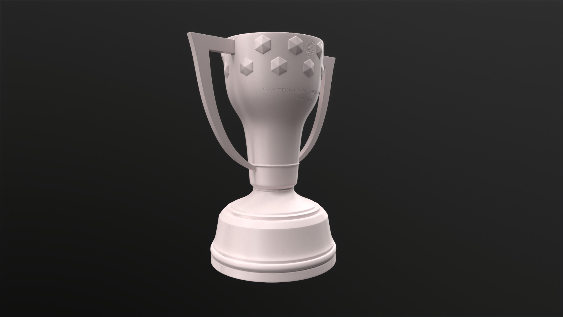 La Liga Trophy 3D print model_1