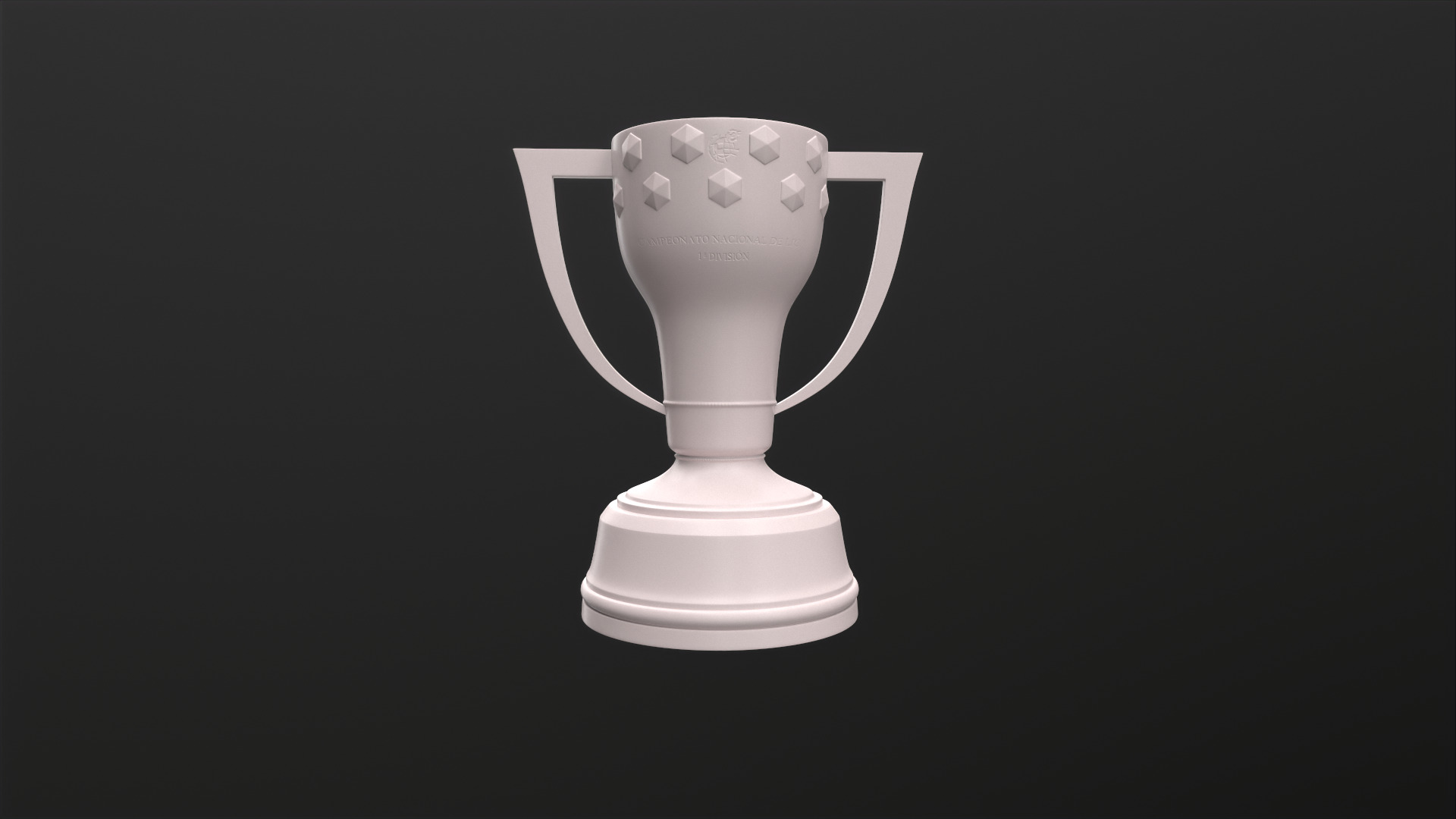 La Liga Trophy 3D print model_9