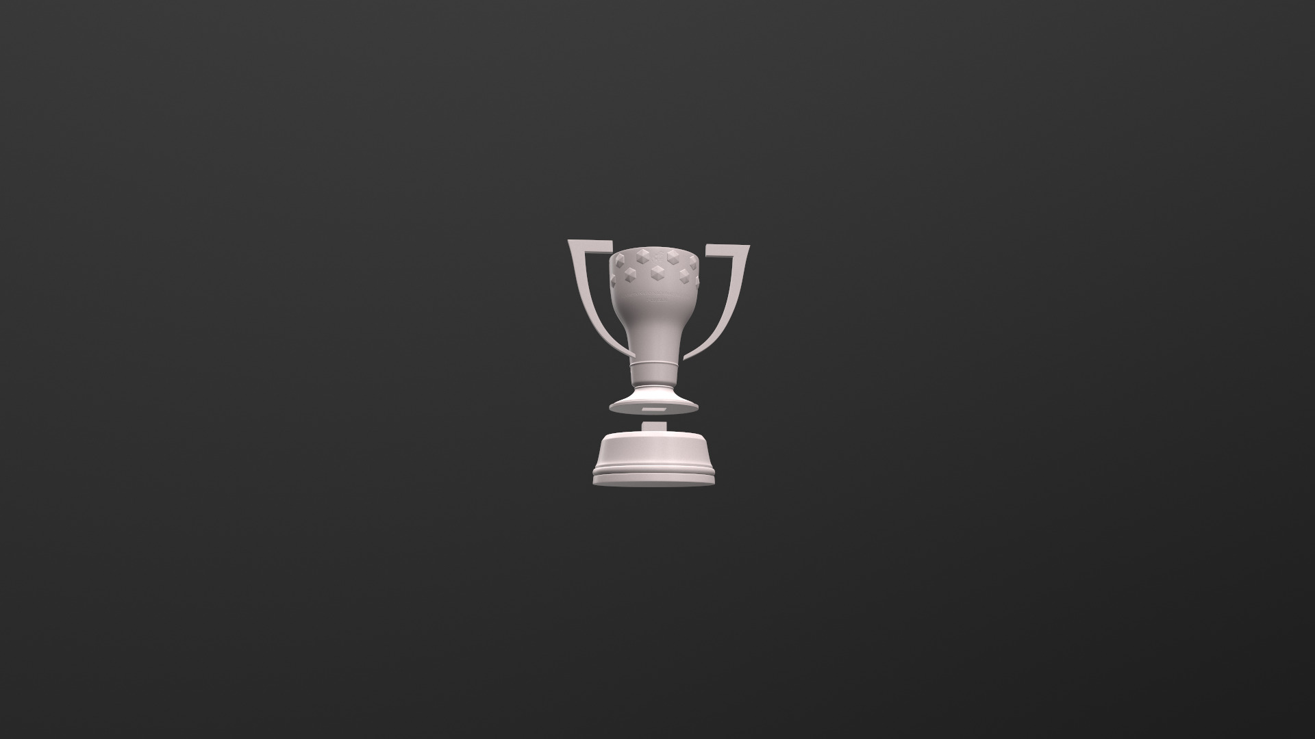 La Liga Trophy 3D print model_7