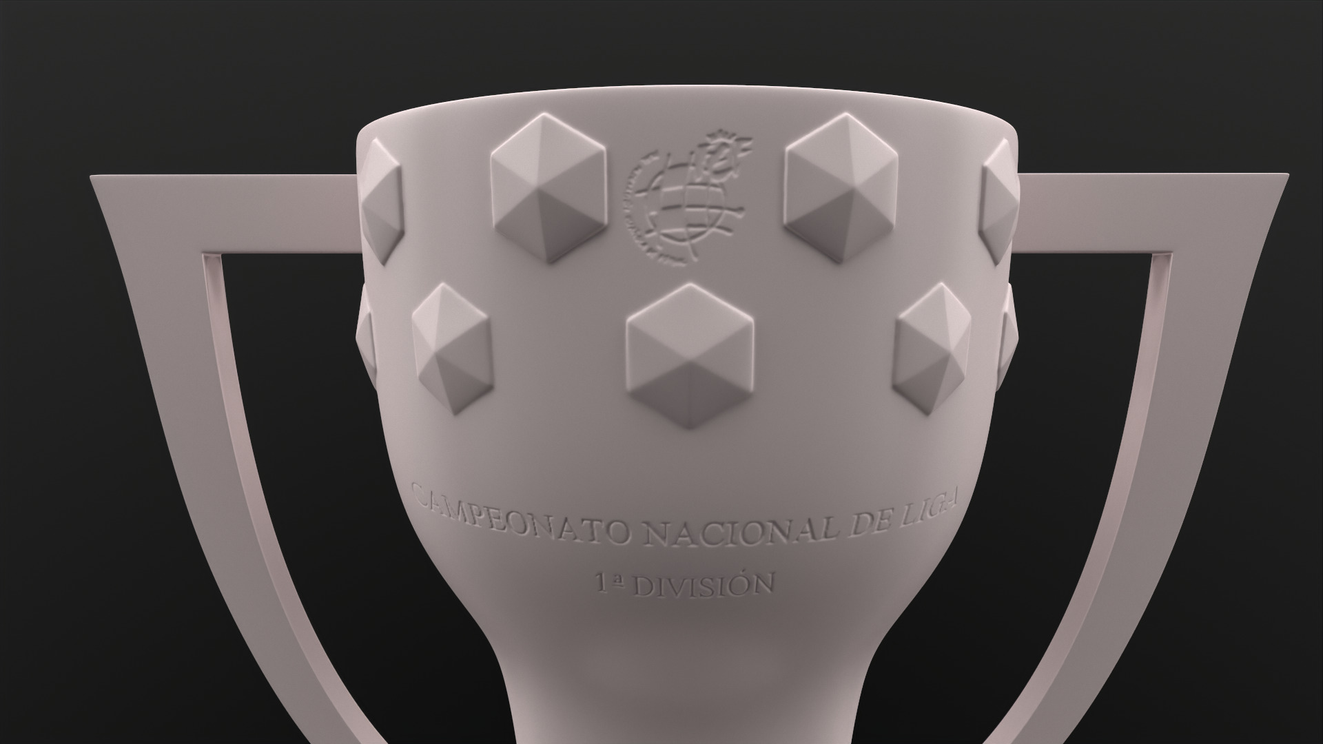 La Liga Trophy 3D print model_2