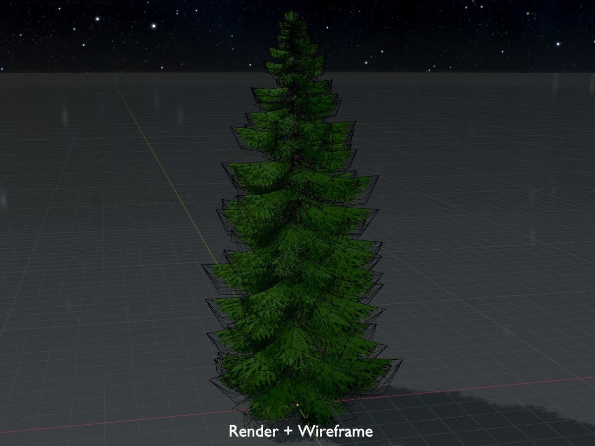 Spruce Tree Package 3D Model Collection_88