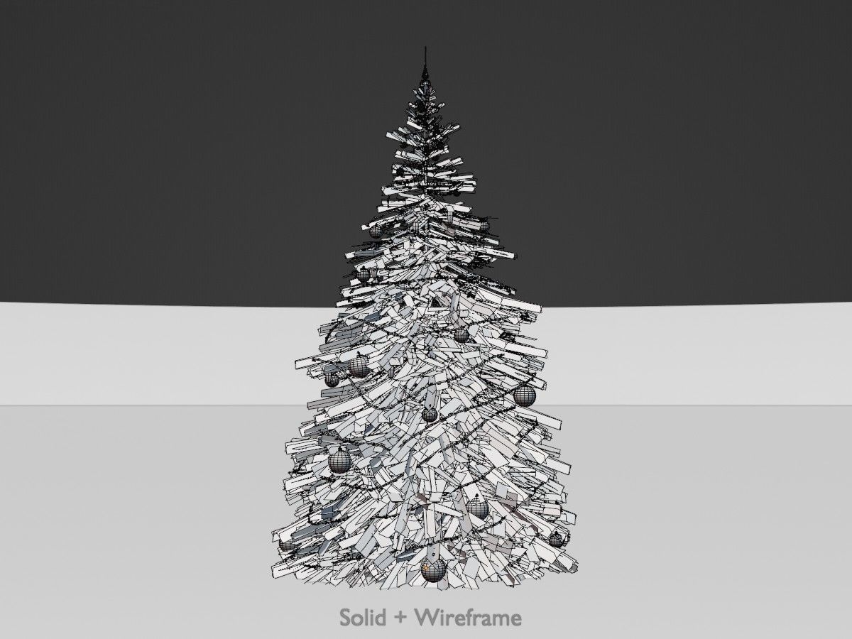 Spruce Tree Package 3D Model Collection_131