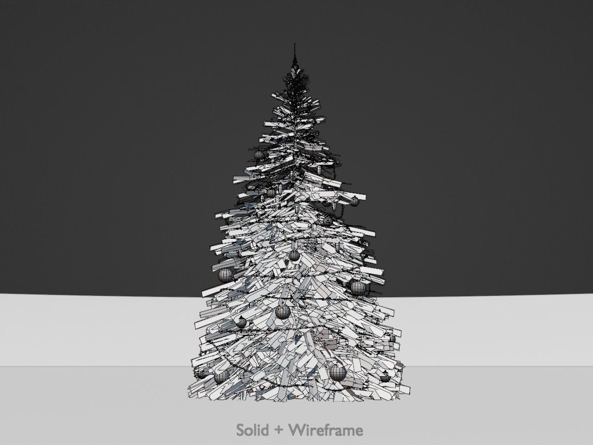 Spruce Tree Package 3D Model Collection_129