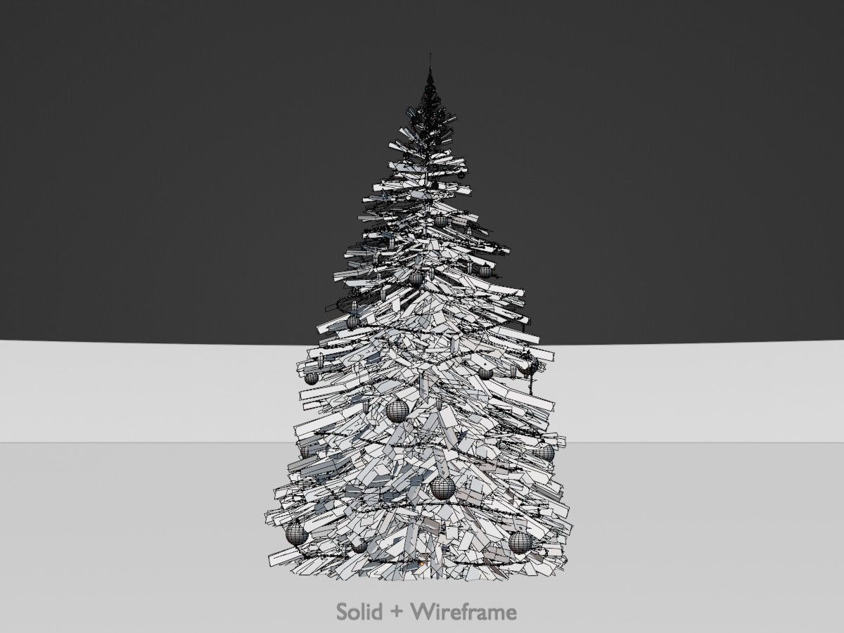 Spruce Tree Package 3D Model Collection_130