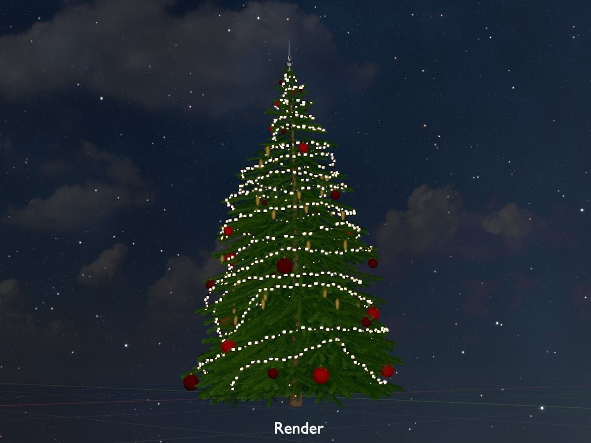 Spruce Tree Package 3D Model Collection_140