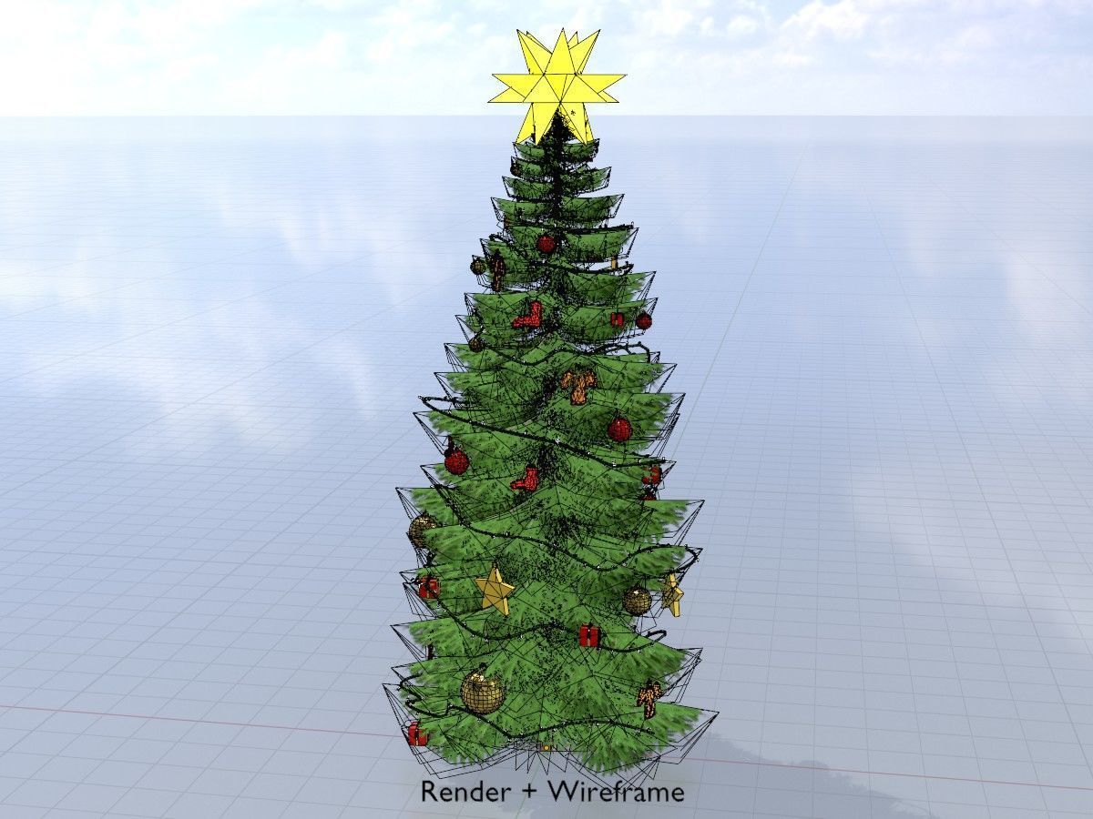 Spruce Tree Package 3D Model Collection_145