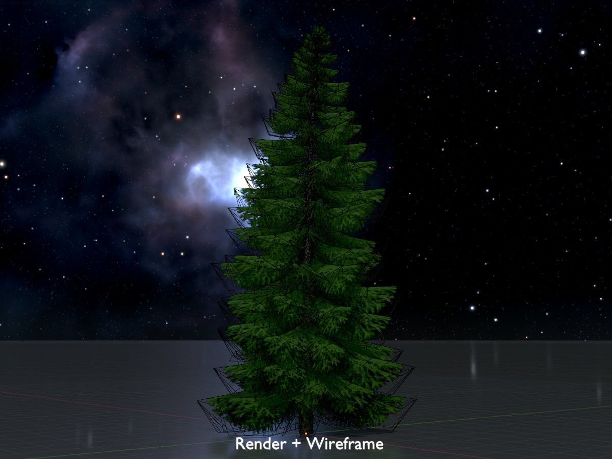 Spruce Tree Package 3D Model Collection_87