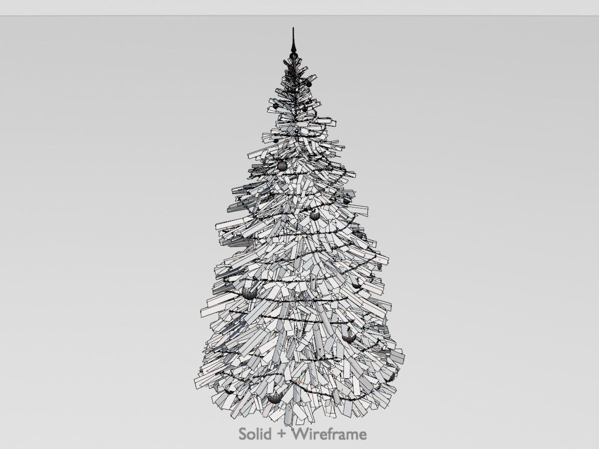 Spruce Tree Package 3D Model Collection_132