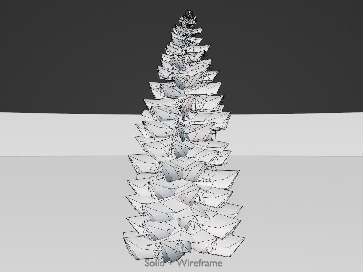 Spruce Tree Package 3D Model Collection_91