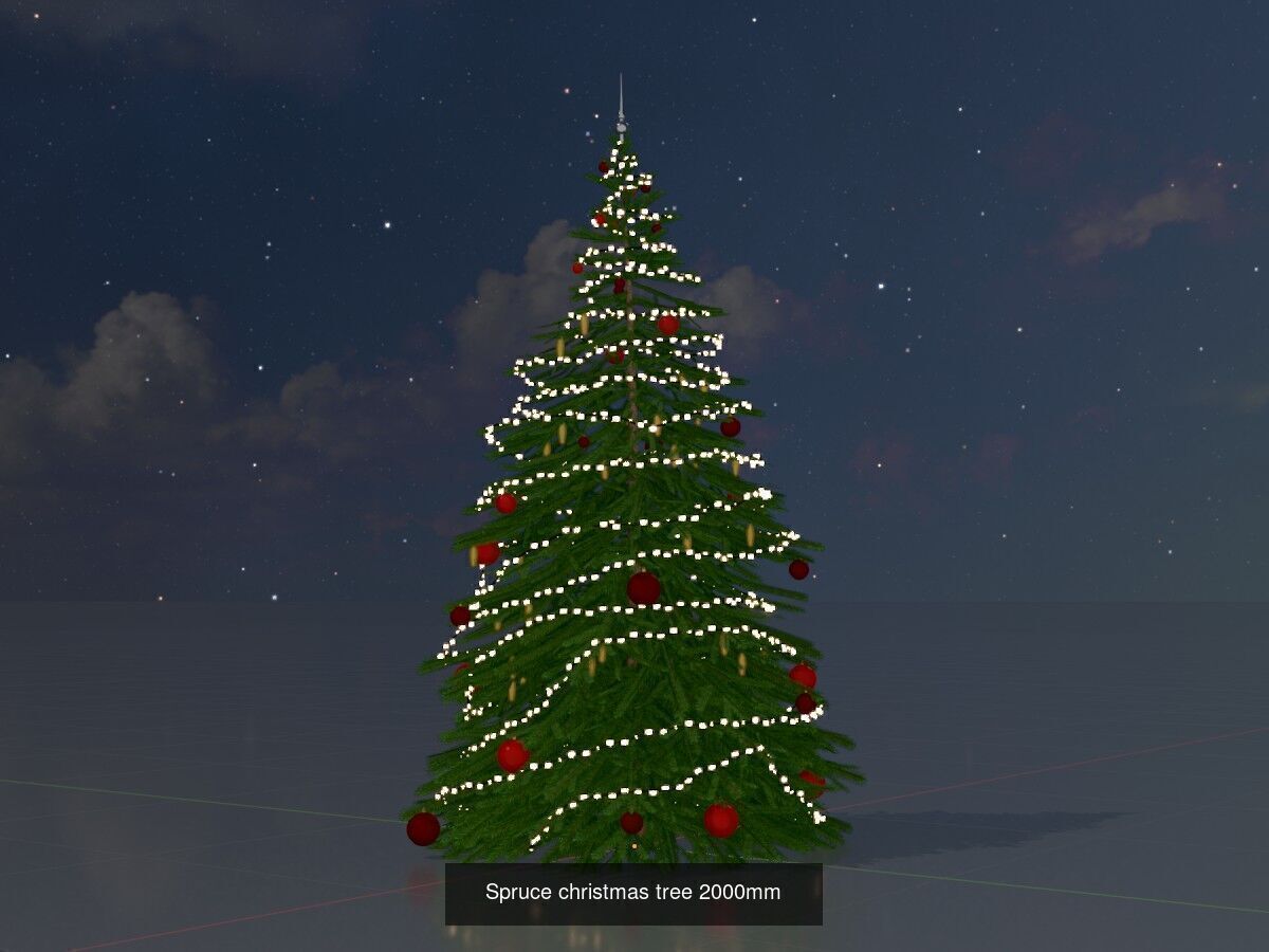 Spruce Tree Package 3D Model Collection_29