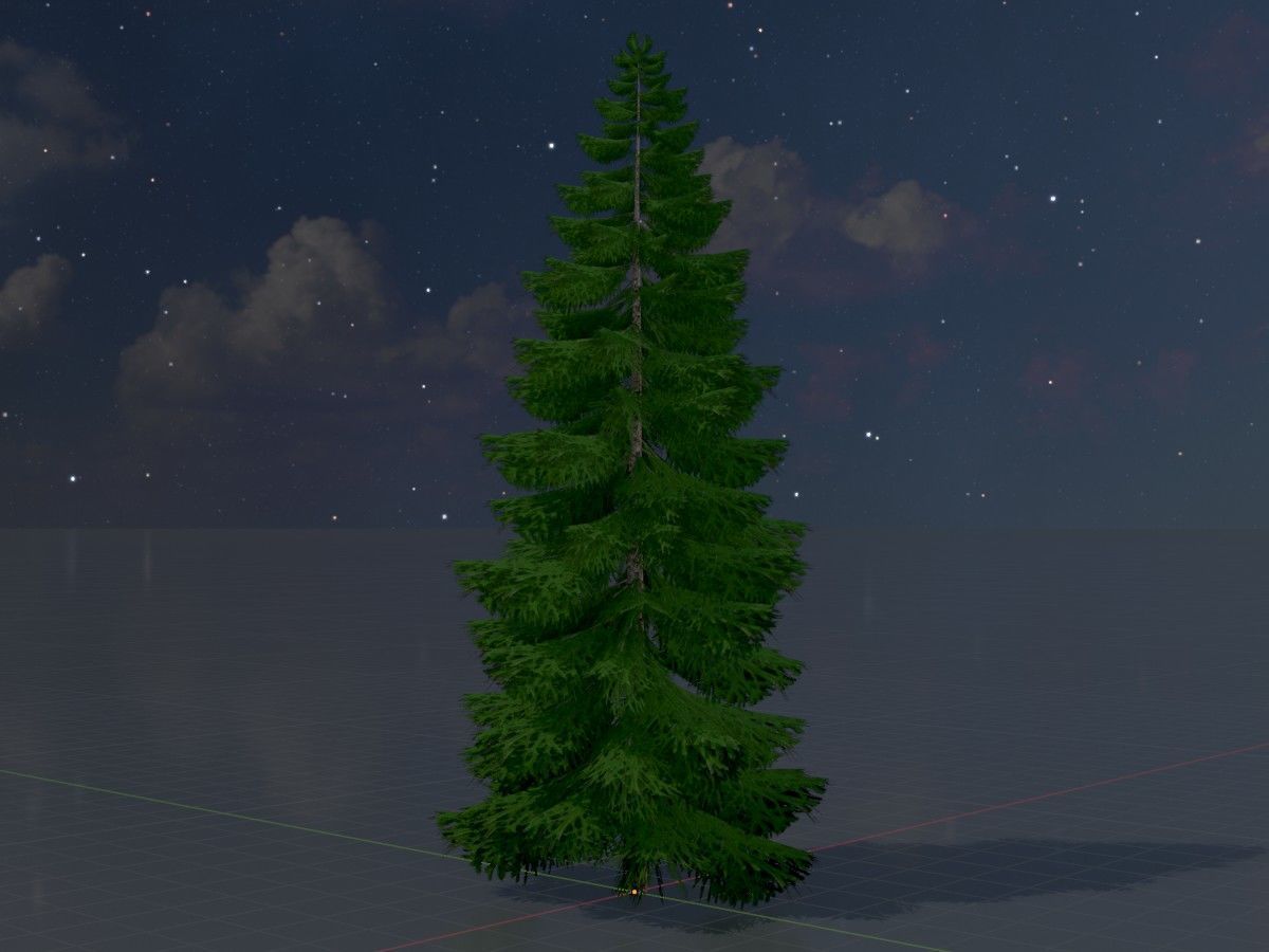 Spruce Tree Package 3D Model Collection_84