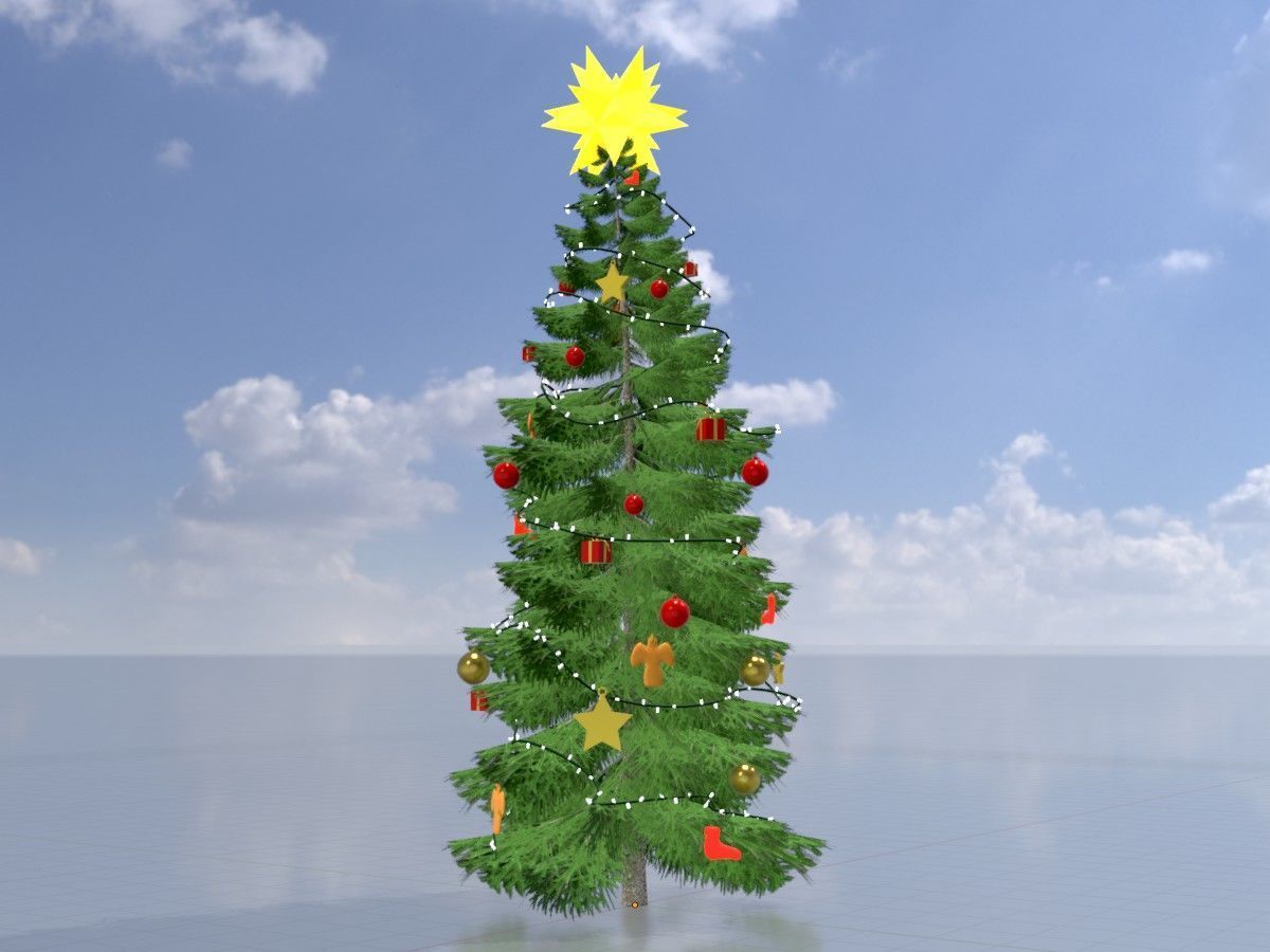 Spruce Tree Package 3D Model Collection_142