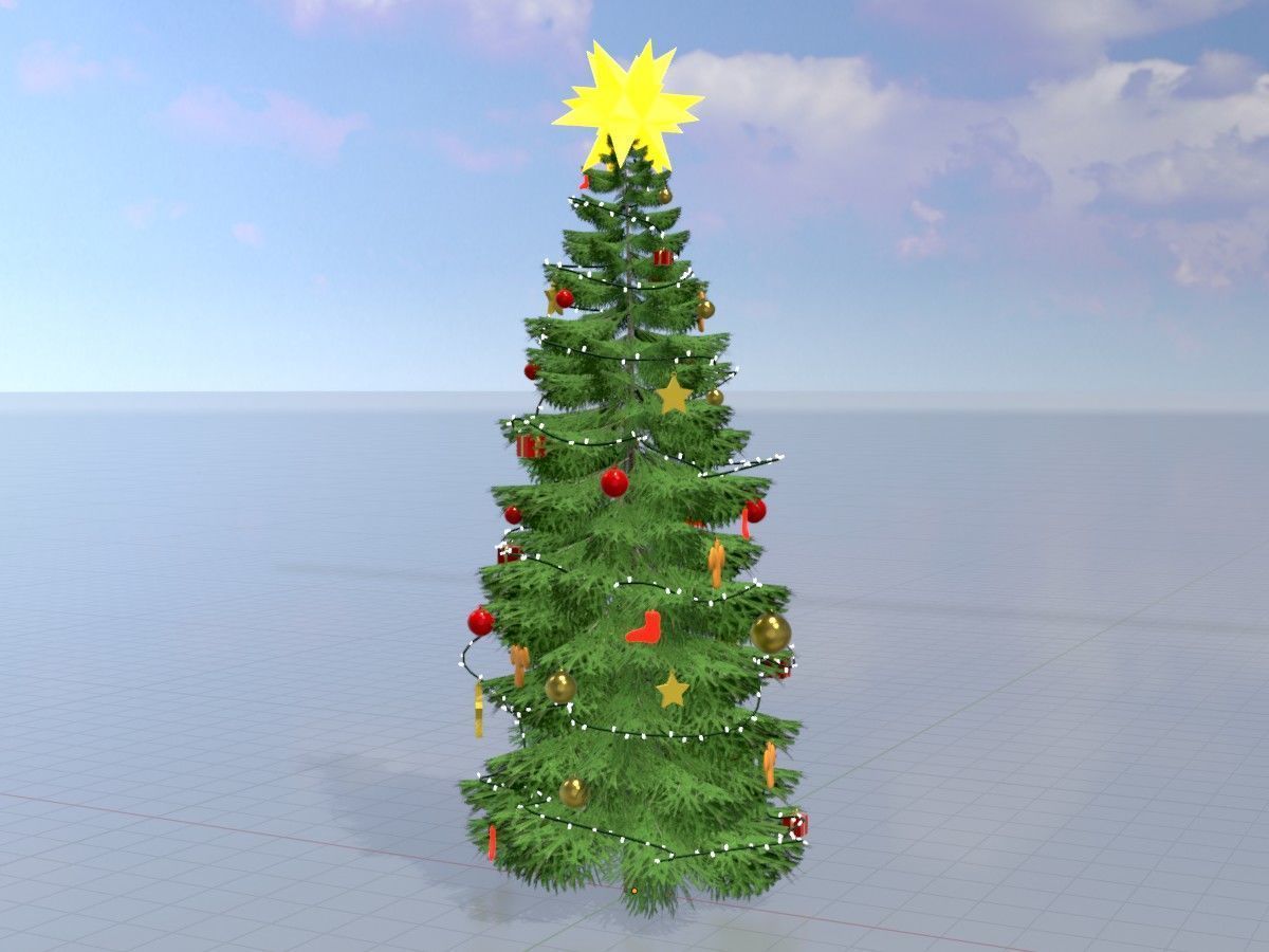 Spruce Tree Package 3D Model Collection_143