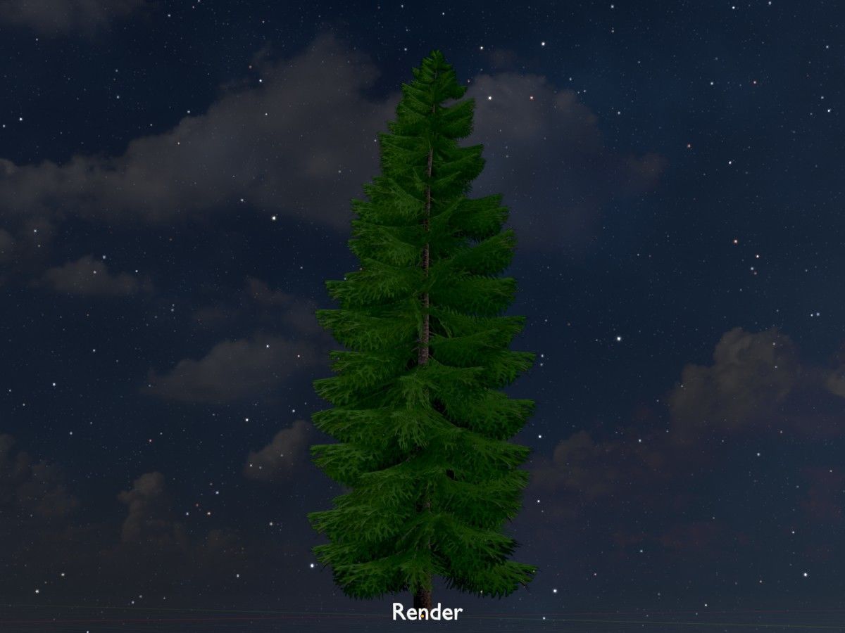 Spruce Tree Package 3D Model Collection_60