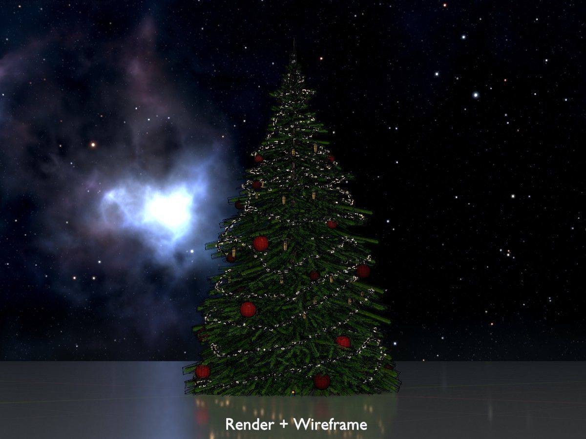 Spruce Tree Package 3D Model Collection_127