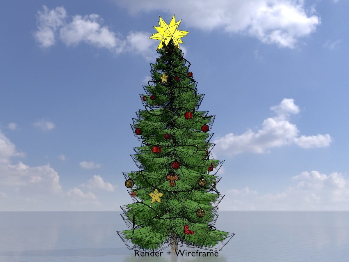 Spruce Tree Package 3D Model Collection_146