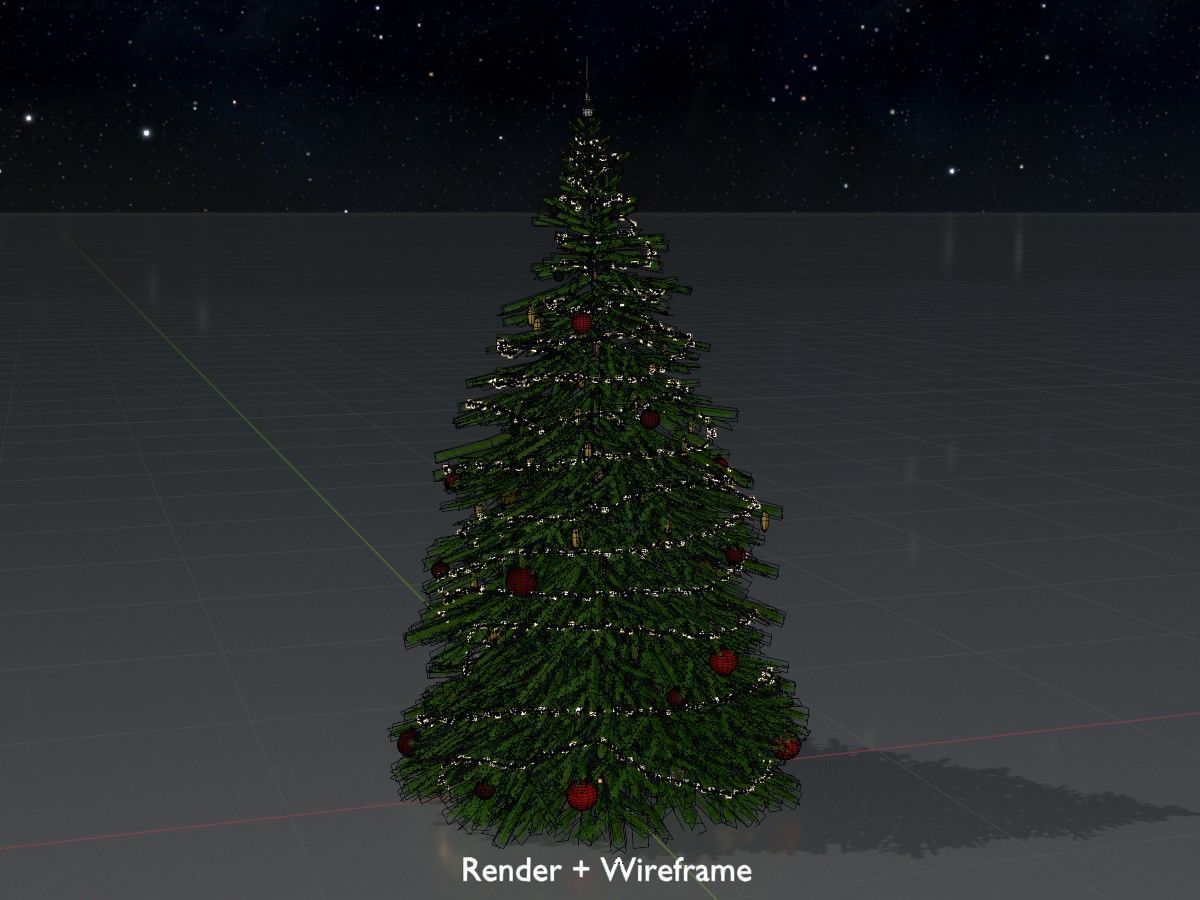 Spruce Tree Package 3D Model Collection_128
