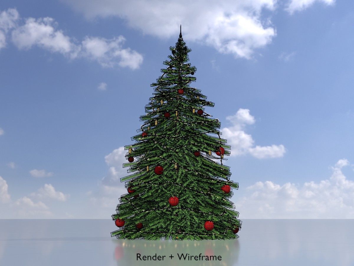 Spruce Tree Package 3D Model Collection_126
