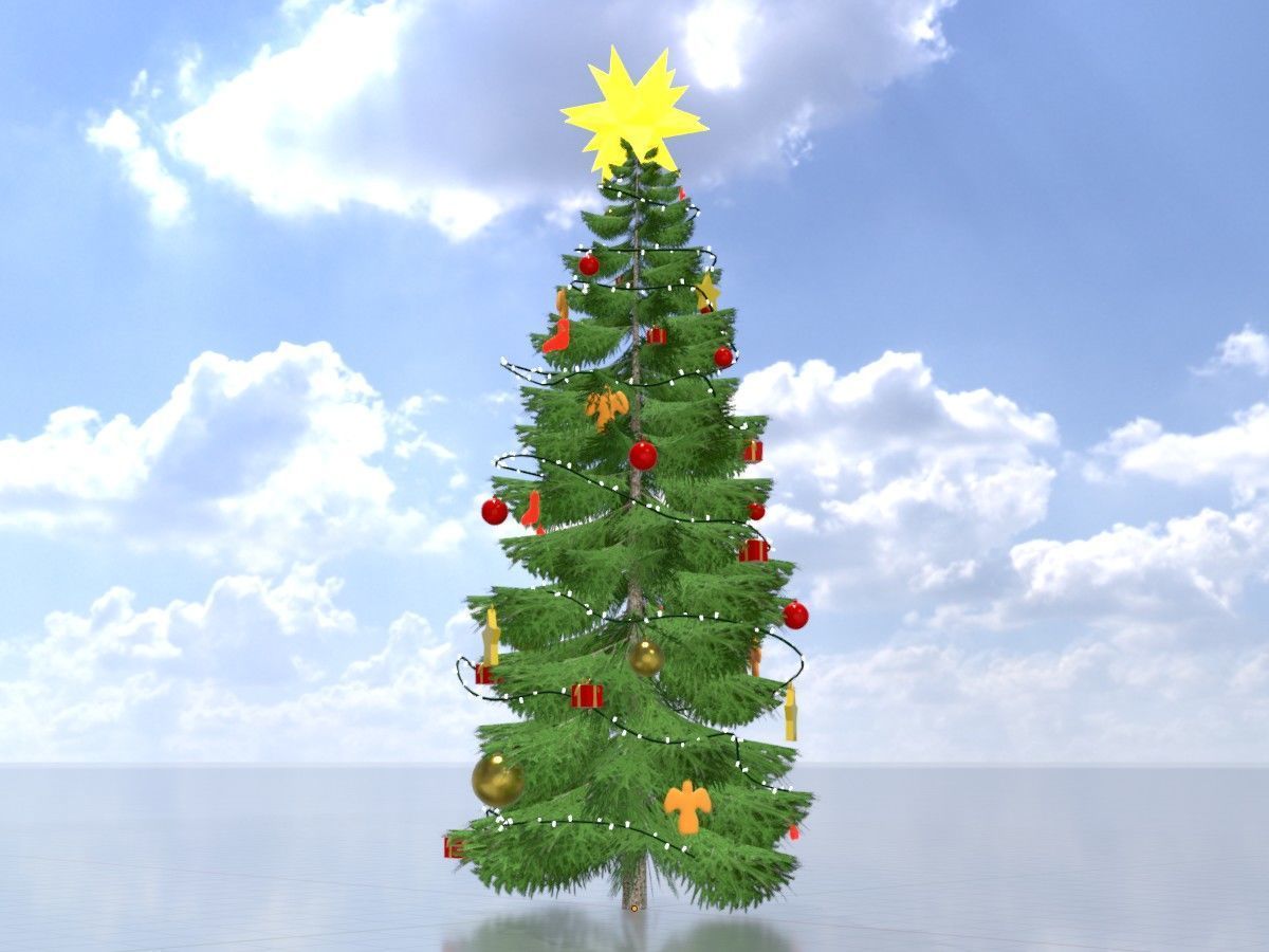 Spruce Tree Package 3D Model Collection_141