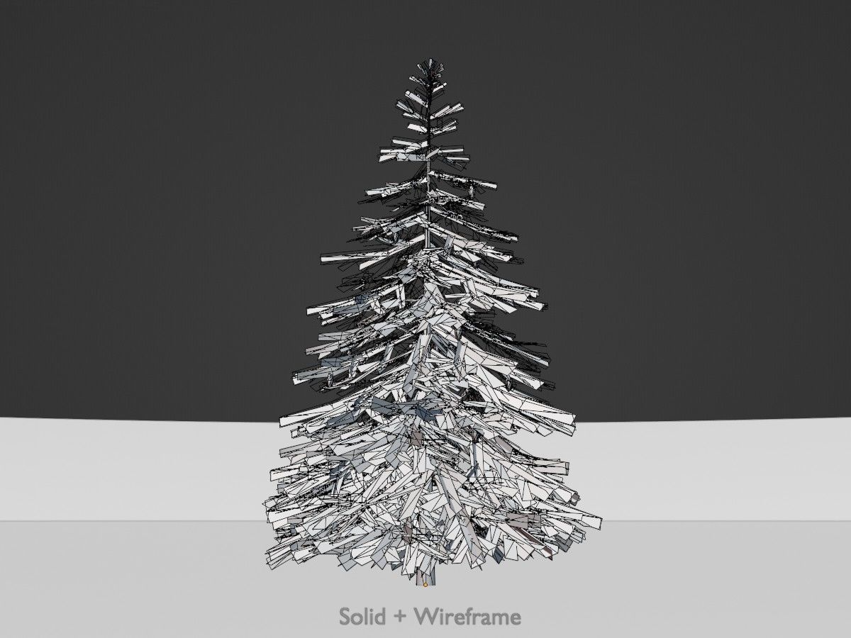 Spruce Tree Package 3D Model Collection_111
