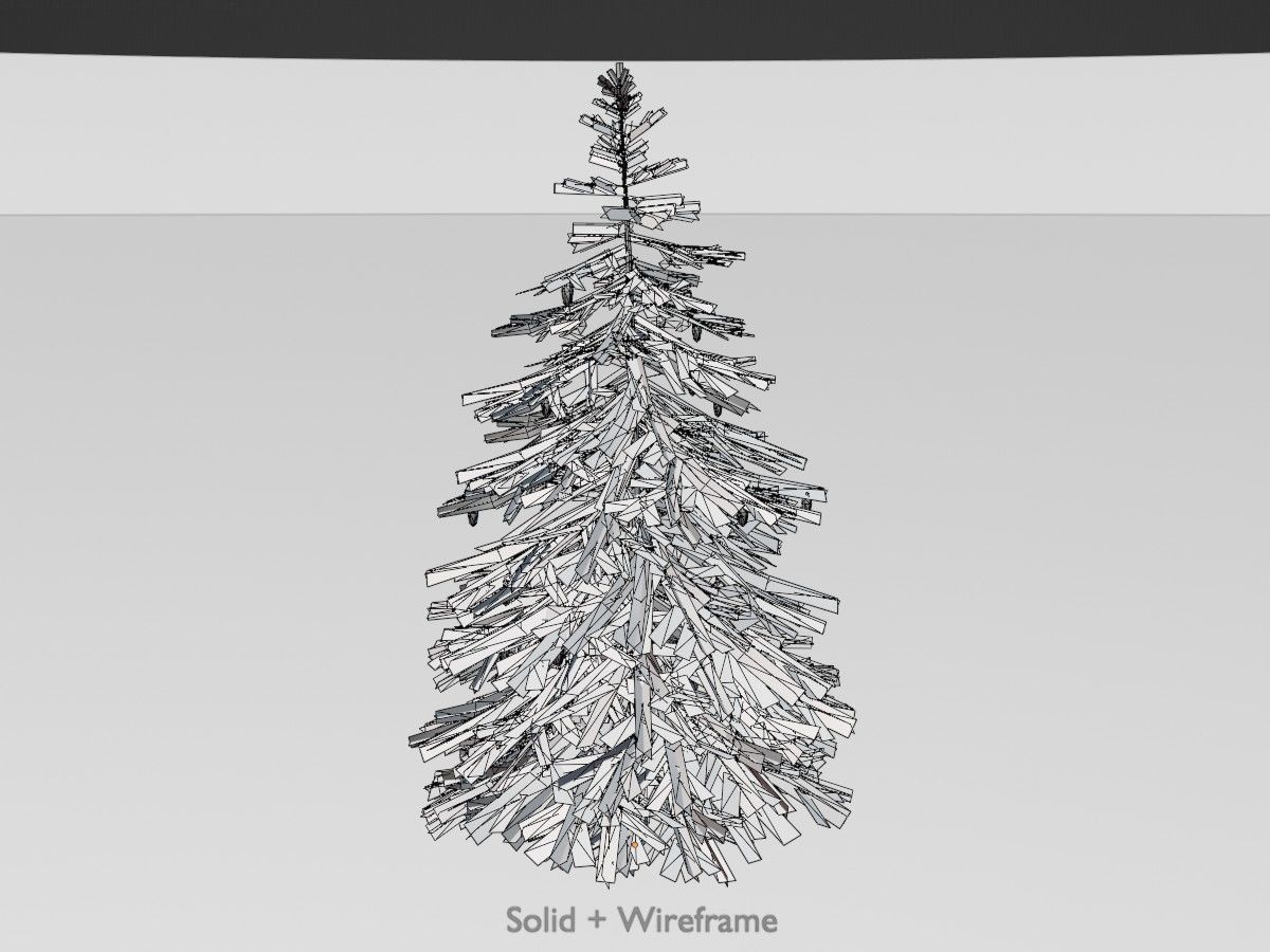 Spruce Tree Package 3D Model Collection_112