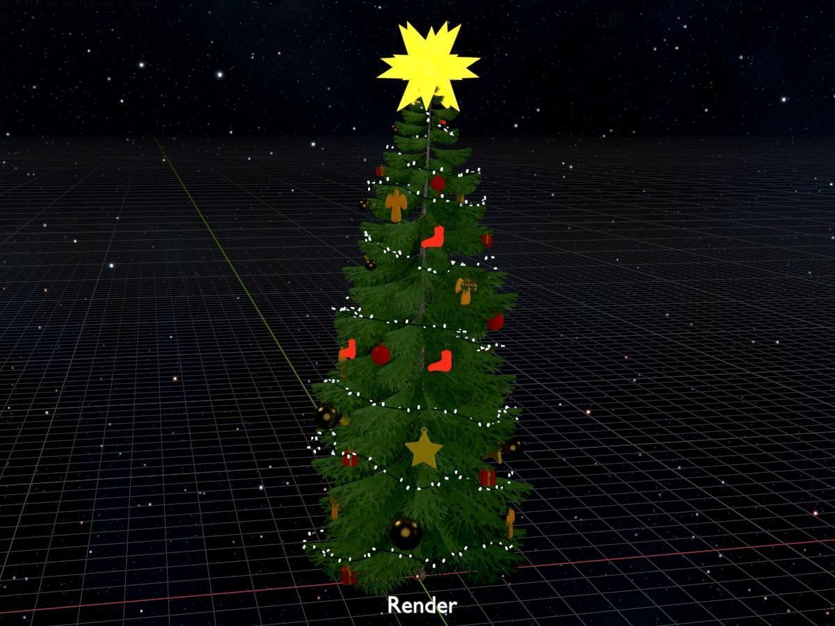 Spruce Tree Package 3D Model Collection_157