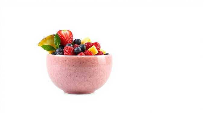 Tropical Smoothie Bowl 3D model pack Low-poly 3D model 4