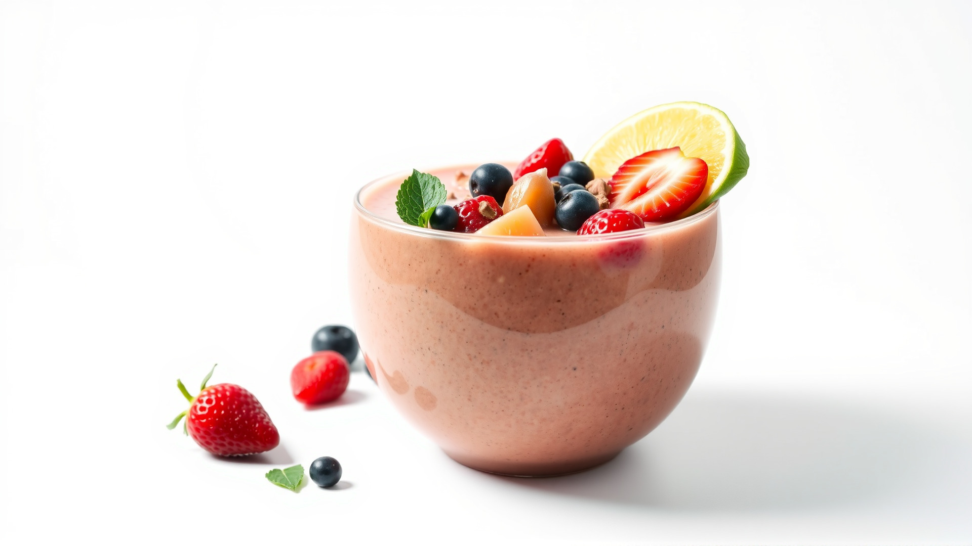 Tropical Smoothie Bowl 3D model pack Low-poly 3D model_6