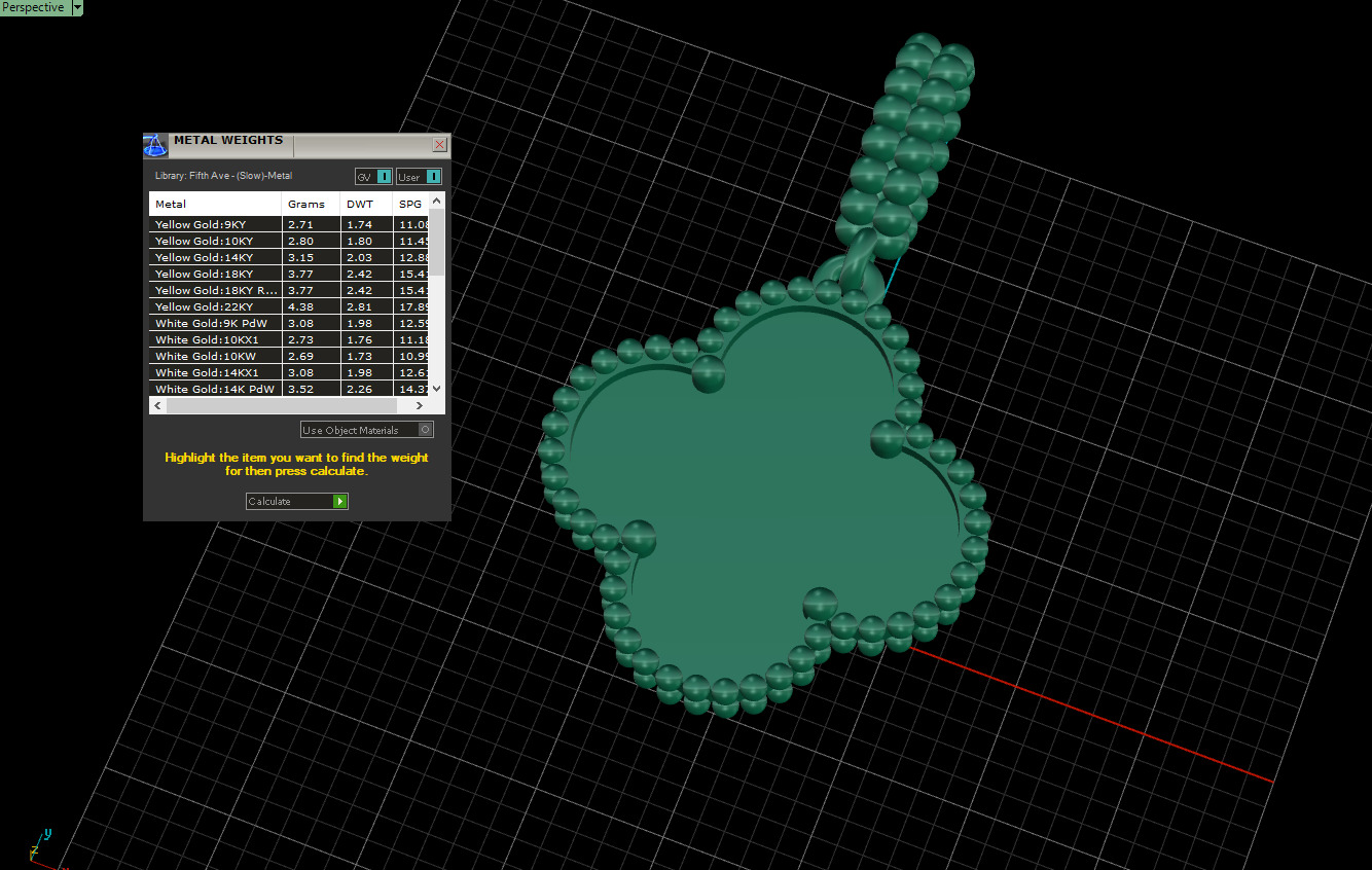 Pendant 50336 3D print model_4