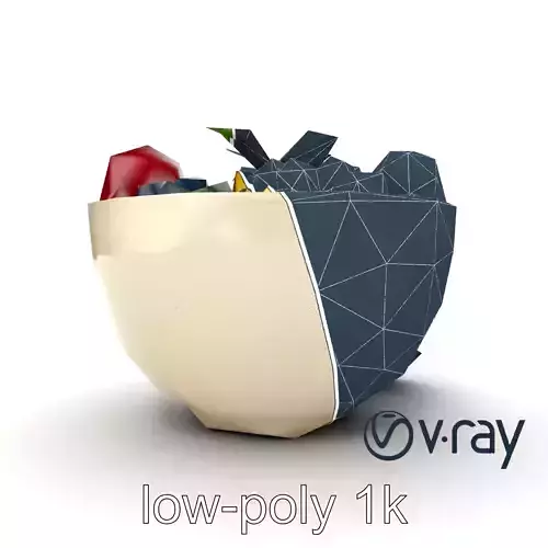 Tropical Smoothie Bowl 3D model pack