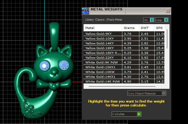 CAT ANIMAL PENDANT 3D PRITNABLE MODEL  3D print model_2