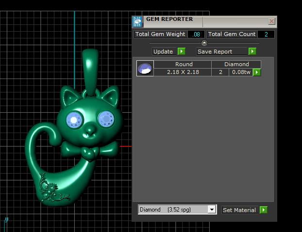 CAT ANIMAL PENDANT 3D PRITNABLE MODEL  3D print model_7
