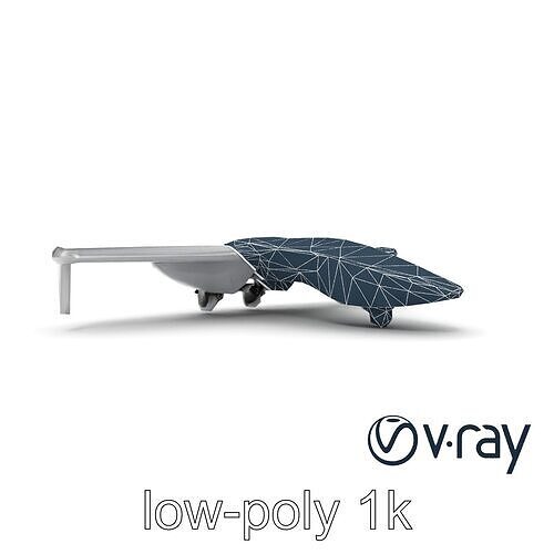 Recon UAV Angular Body Nonreflective Model Pack Low-poly 3D model