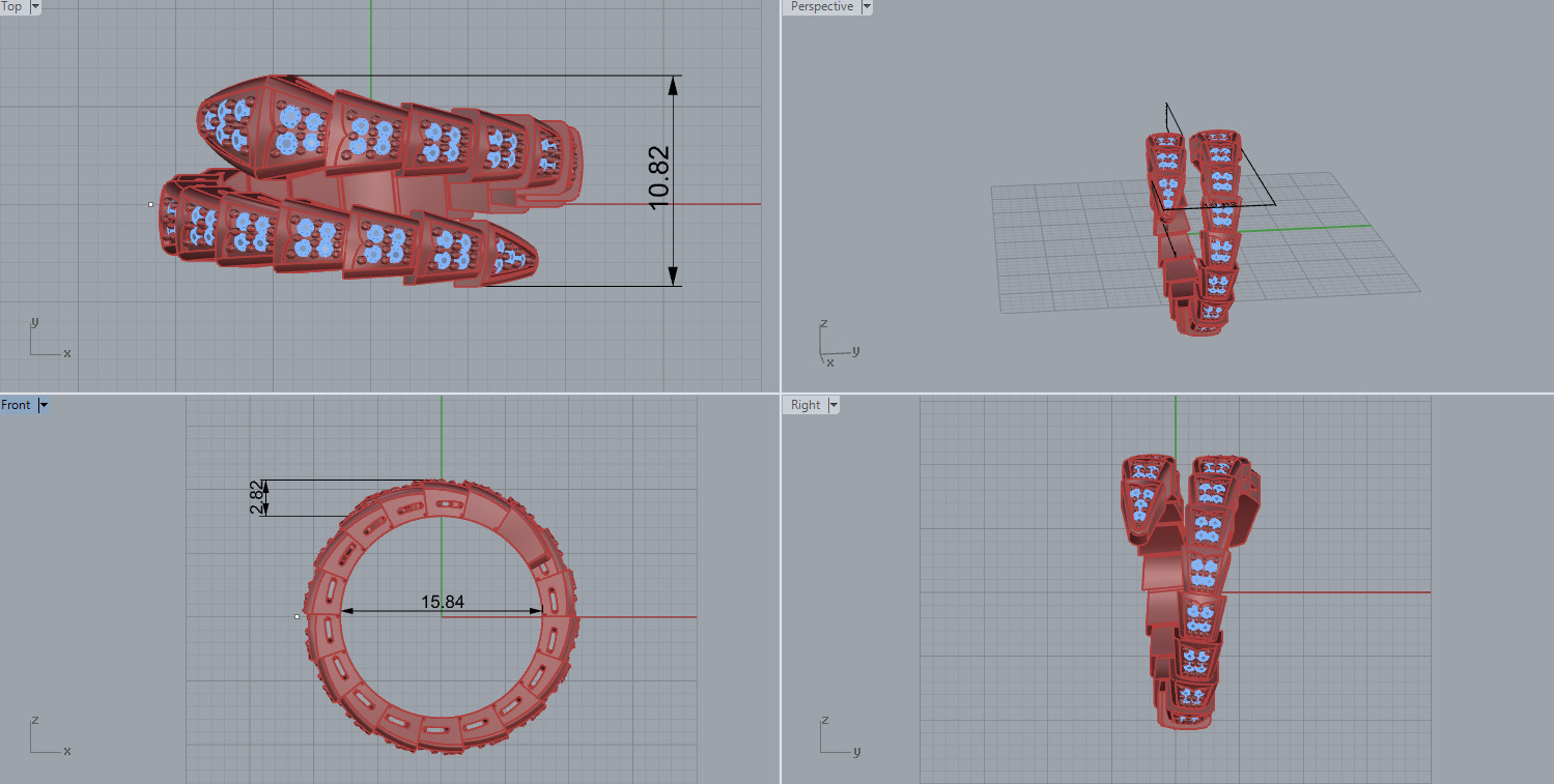 Snake Ring 50285 3D print model_6