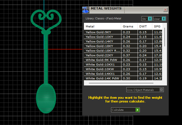 FANCY SPOON PENDANT 3D PRINTABLE MODEL  3D print model_1