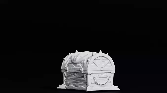pirat chest 3D print model