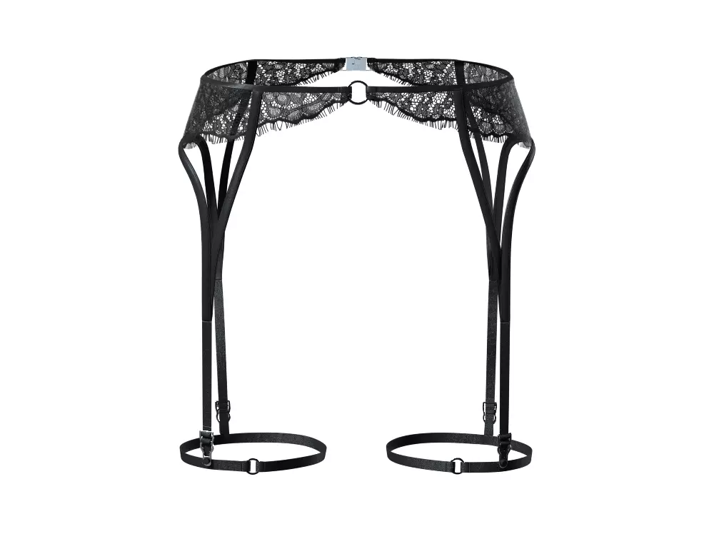 Women Lingerie Lace Garter Belt 3D model_0