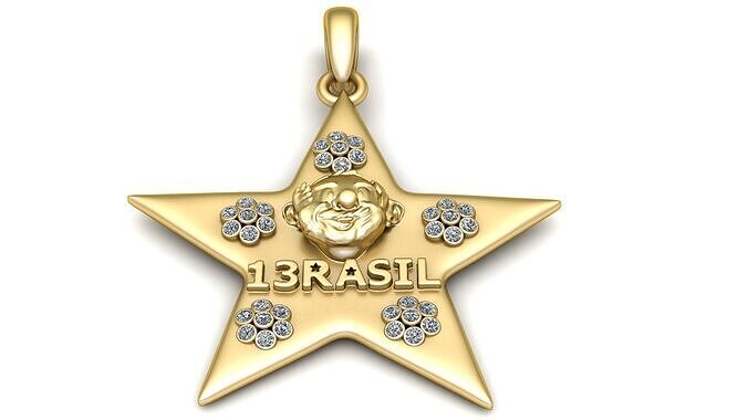 13 RASIL STAR PENDATN 3D PRIRTABLE MODEL 3D print model