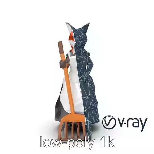 Fox Maid Character Model Pack