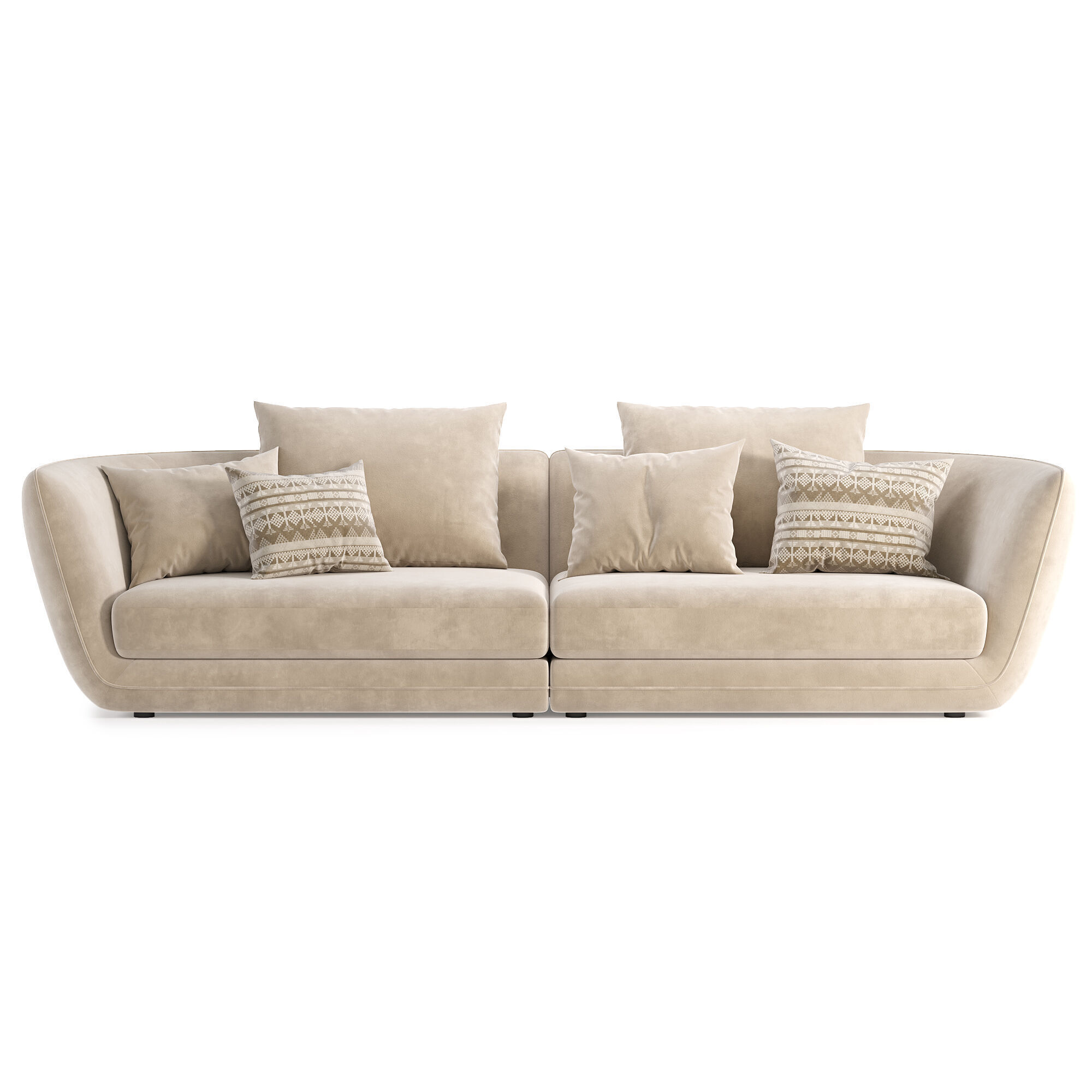 Creta sofa 3D model_5