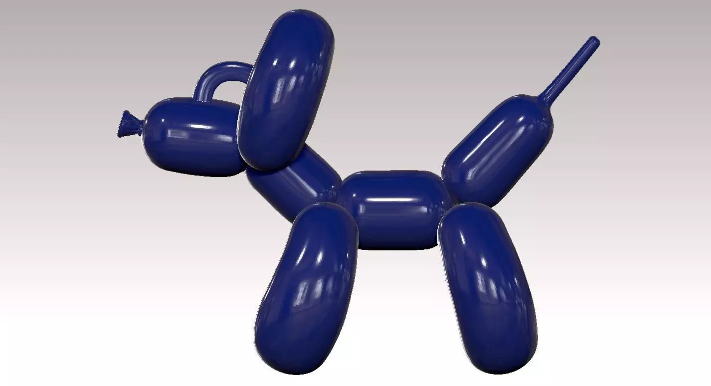 Balloon Dog Display - decor - 3D print 3D print model