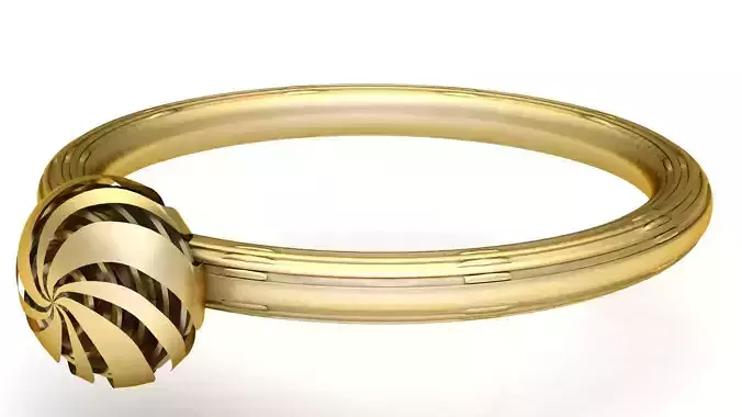 PRECIOUS RING 3D PRITNABLE MODEL  3D print model
