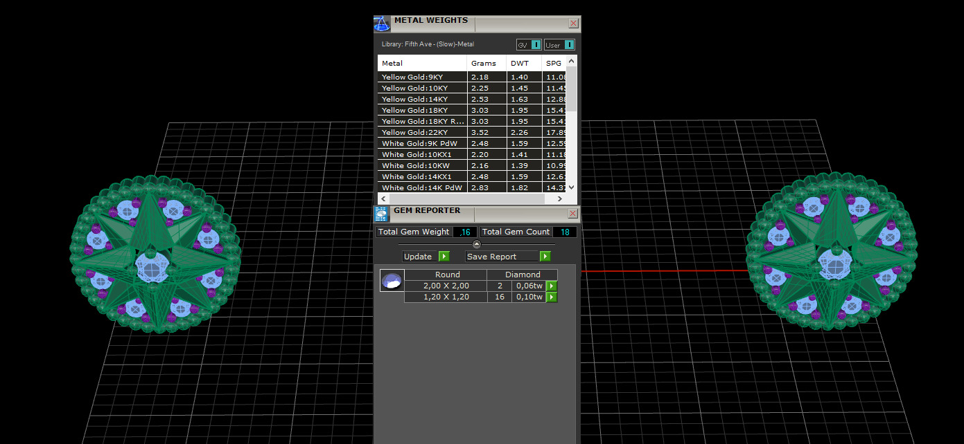 Ring and Earrings set 10777 3D print model_14